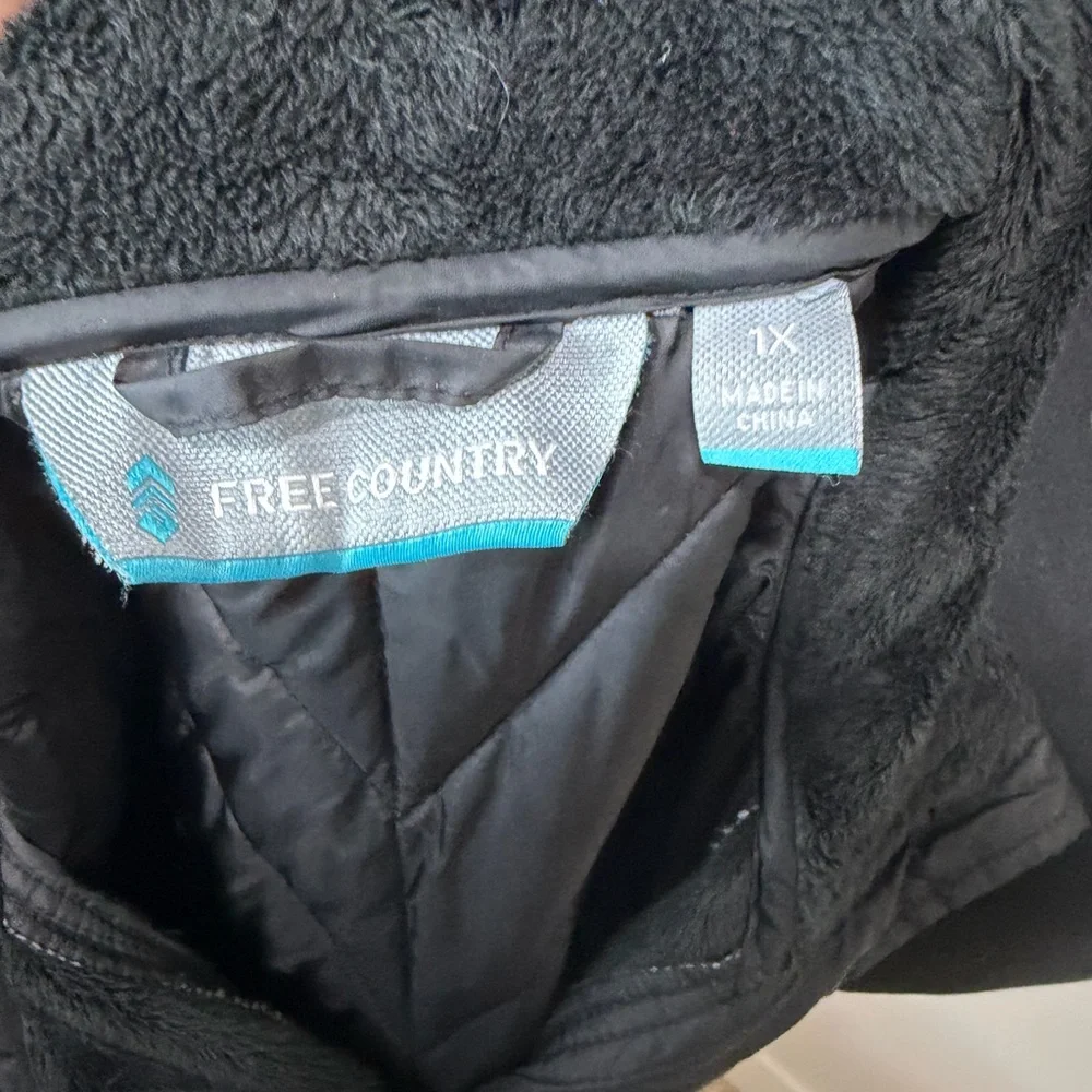 Free Country Black Quilted Jacket